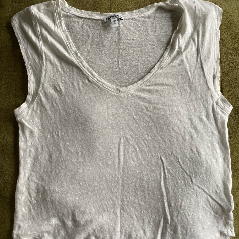 Express White T-shirt sz Small